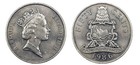 1970-1988 Bermuda 50 Cents Coin Queen Elizabeth Ii 50 Cents
