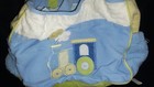 Vintage Baby Blue Diaper Bag 15x18 Inches