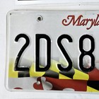Maryland License Plate     free         2ds8234   Maryland State Flag Graphic Tag