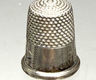 Antique Rare   Thimble Sterling Silver  4