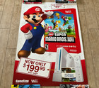 New Super Mario Bros Wii Video Game Store Display Banner 2009 Nintendo Promo