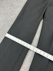 George Women 4 Black Stripe Bootcut Flat Front Stretch Dress Pant Trouser Career