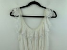 Vtg Miss Elaine Small   Teddy Lingerie Sexy Lace White A58-13