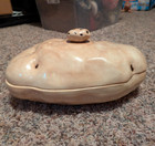 1969 Potato Shaped Ceramic Lidded Bowl Set With 2 Toppings Bowls Salt Pepper 8pc