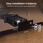 35k Btu Rv Furnace Camper Heater W  Smart Controller   Door Replace Old Suburban