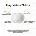 10 Lb Unscented Magnesium Flakes  Pure Magnesium Chloride For Bath Soak Or Foot