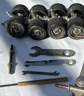 Vintage Roller Derby Skates Fo-mac Wheels Zephyr Free Style Tools Lot - See Pics