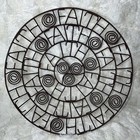 Faith Hope   Love Wire Art Bowls  Hand Made In India  Bronze Toned Decor Display