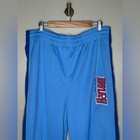 Vintage Harlem 125th St Track Pants Xl Blue Red Star Stripes Y2k Hip Hop