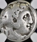 Alexander The Great 336-323 Bc Ngc Graded Silver Drachm Greek Kingdom Of Macedon
