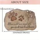 Pet Garden Stone Grave Marker For Dog Or Cat   paw Prints Dog Pet Memorial Ston   