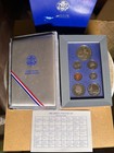 1986 United States Mint Prestige Proof Set W statue Of Liberty Silver Dollar coa