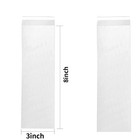 Koberrli 3 X 8 Inchs Clear Resealable Cello 1 Count  pack Of 100   Clear 