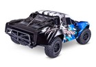 Traxxas 58434-4 Blue Slash 2wd Vx3 Brushless Hd 1 10 Scale Short Course Truck Lc