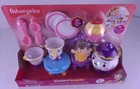 Disney Fisher-price Little People Princess Time For Tea With Belle 11 Pc New