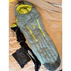 Euc Nemo Riff Womens 30 Degree Sleeping Bag   Lichen dorado  Regular Length