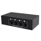 Stereo Audio Switcher Supports Rca L r Input With 3 5mm And Rca L r Output