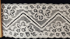 Vintage antique  White  Cotton Leavers Lace  3   3 4 Yards