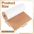 Self-adhesive Cork Roll  98 4 X 5 9 Inch Thick Cork Boards For Walls 1 Mm Corks