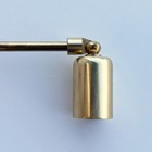 Vintage Brass Candle Snuffer Gold Cottagecore Old World