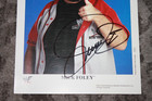 Mick Foley Signed  Wrestling Autographed Wwe Original Promo Photo Wwf