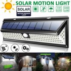 Outdoor 118 Led Solar Power Lights Pir Motion Sensor Wall Lamp Garden Waterproof