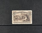 Usa Scott   237 F-vf Og Vlh 10c Columbian 19th Century Stamp Cat  95