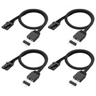 4 Pin To 3 Pin Argb Adapter Cable For Corsair Rgb Hub  Lighting Node Core 