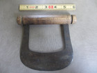 Vintage Antique Primitive Knife Food Herb Pasta Chopper Rocker Wood Handle