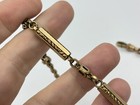 Antique Victorian Gold Filled Gf Fancy Link Watch Chain Vintage Necklace
