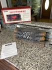 Vintage Sears 20  Electric Light Up Fireplace Logs Crackling Sound Faux Fire Nib