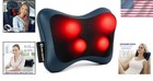 Leather Shiatsu Massage Pillow With Heat - Pain Relief For Every Occasion