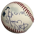 Eileen Dietz Signed Autograph Omlb Baseball  The Exorcist 1973 Movie Star  Rare 
