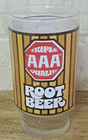 Rare  1960s Triple Aaa Root Beer Glass   Ok City  Oklahoma