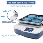 Onilab Digital Orbital Shaker Adjustable Speed 40-200rpm Replaceable Platform