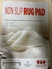 New- Nuloom Non-slip Rug Pad For 5 x 8  True Sz-56 x90  Non Staining Off White 