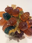 Vintage Lucite Raspberry Cluster  Mid Century Modern Berry Decor