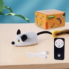 Remote Control Mouse Toy 2026 New Remote Control Cat Toys Mice Electronic Moving
