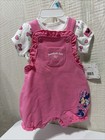 Disney Baby Minnie Mouse Sweetest Girl 2 Piece Short Set 3 6 M New