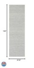 Safavieh Natura Collection Runner Rug - 2 3  X 12   Grey  Handmade Wool  Idea