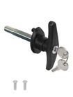 Truck Cap T-handle Lock For Camper Shell Replacement Latch Lock - Only - R