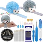 2 Hedgehog Wrist Pin Cushion For Sewing  Wrist Pin Cushion  50pcs Sewing Need   