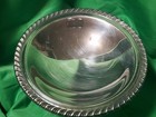 Oneida Silversmiths Silver Plate Footed Pedestal Serving Candy Dish 7 25  Vtg