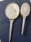 Antique Sterling Silver Vanity Set  Hairbrush And Mirror