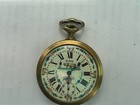 Elgin Swiss 17 Jewels 98 Us Pocket Watch With Fishing Case  colorful Dial