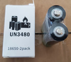 2 Pk 3 7v Li-ion High Performance Rechargeable Battery Button Top For V Ap Mod C