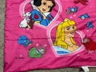 Vintage 1990s Disney Princess Kids Childrens Sleeping Bag Cinderella Ariel Belle