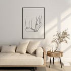 One Line Drawing Couple Line Art Couple Bedroom Tip Toe Line Art Couple Gift