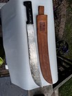 Collins Legitimus Leather No  13 Machete Sheath With Unbranded Machete