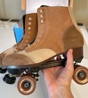 Brand New Mens 10 Women s 11  Sure Grip Oxford All Leather Tipton Roller Skates